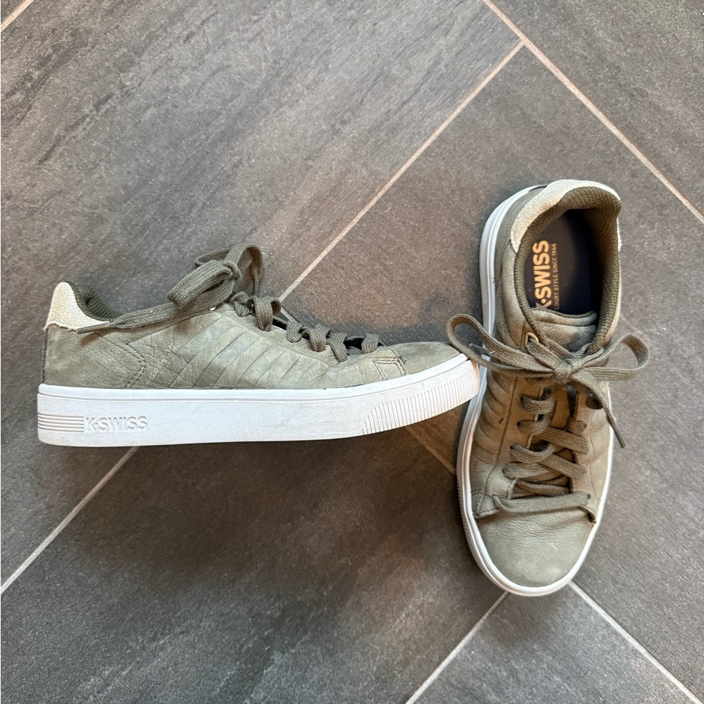 K-Swiss Olive Green Women’s Sneakers size 7